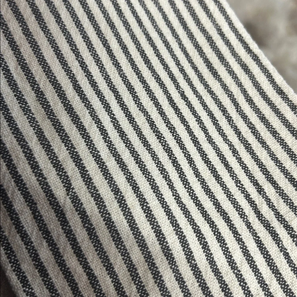 NWT Hearth &‎ Hand Black and White Striped Ticking Kitchen Towels Set